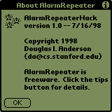 [alarm repeater screenshot]